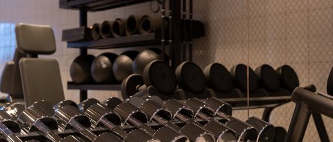Pictures from Sportalm Dumbbells and fitness equipment in a modern gym